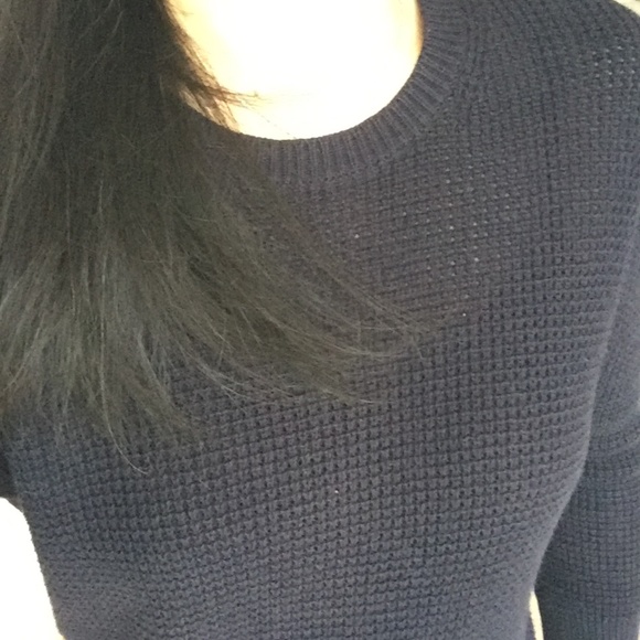 MUJI | Dark Blue Cotton Sweater - Picture 4 of 4